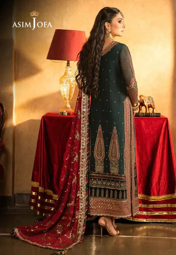 Asim Jofa | Velvet Festive 23 | AJVF-10 - Pakistani Designer Dress - by Asim Jofa | Type: Formal - 100% Original at Saira Sultan