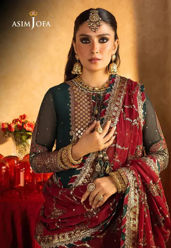 Asim Jofa | Velvet Festive 23 | AJVF-10 - Pakistani Designer Dress - by Asim Jofa | Type: Formal - 100% Original at Saira Sultan