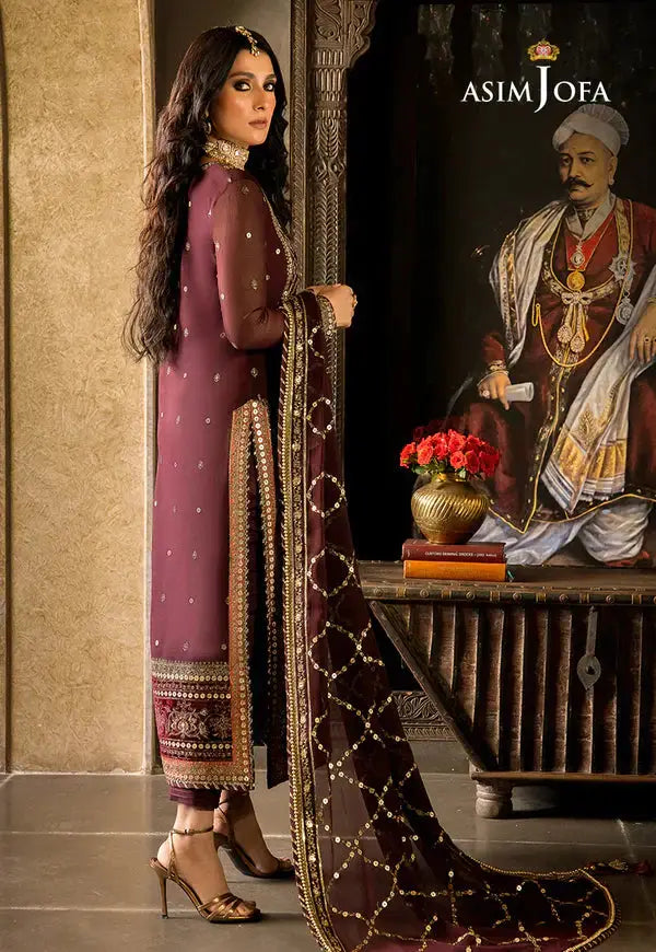 Asim Jofa | Velvet Festive 23 | AJVF-12 - Pakistani Designer Dress - by Asim Jofa | Type: Formal - 100% Original at Saira Sultan