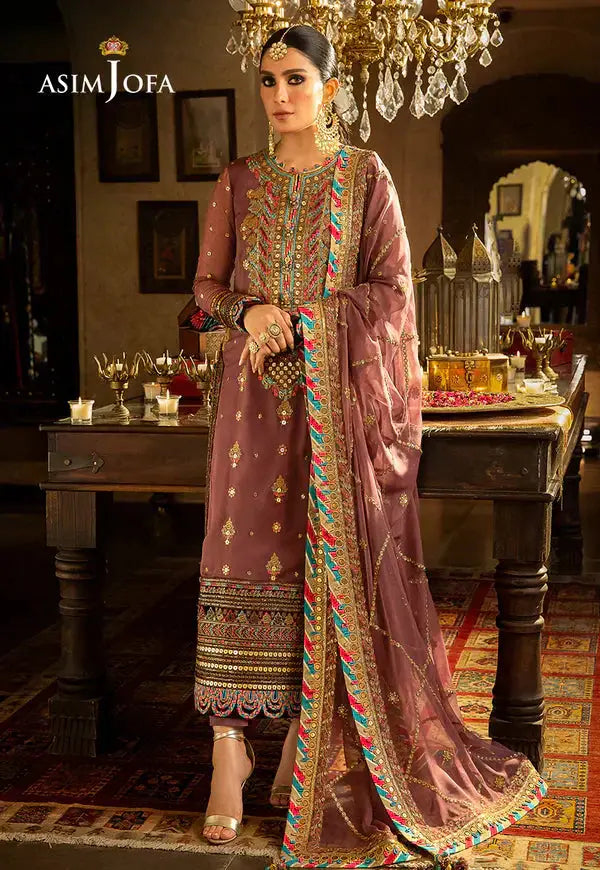 Asim Jofa | Velvet Festive 23 | AJVF-02 - Pakistani Designer Dress - by Asim Jofa | Type: Formal - 100% Original at Saira Sultan
