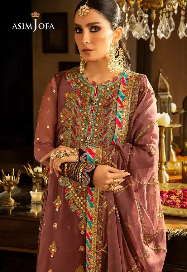 Asim Jofa | Velvet Festive 23 | AJVF-02 - Pakistani Designer Dress - by Asim Jofa | Type: Formal - 100% Original at Saira Sultan