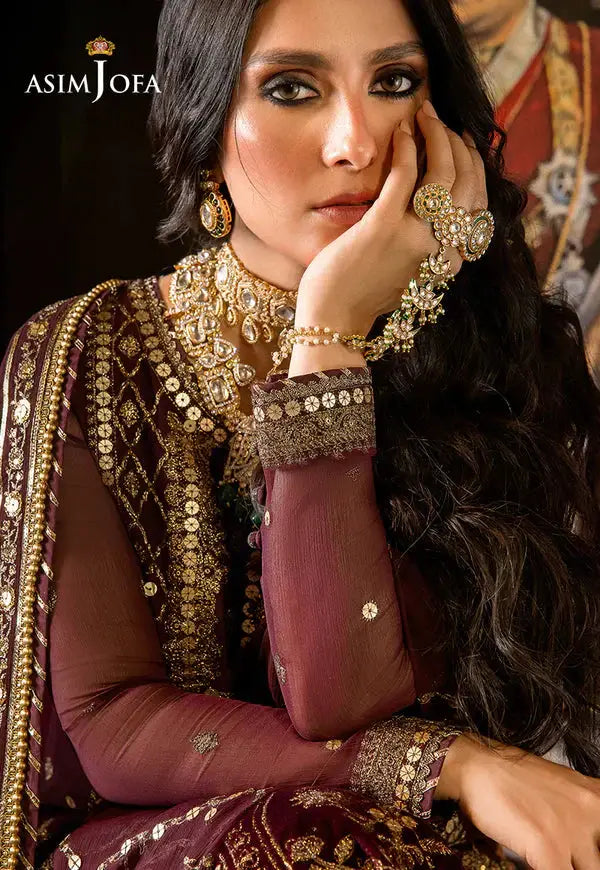 Asim Jofa | Velvet Festive 23 | AJVF-12 - Pakistani Designer Dress - by Asim Jofa | Type: Formal - 100% Original at Saira Sultan