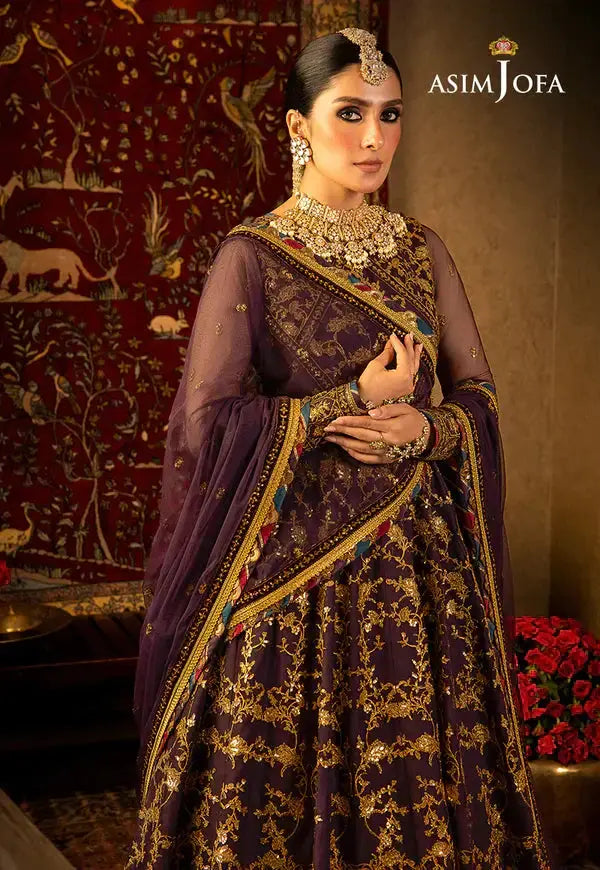 Asim Jofa | Velvet Festive 23 | AJVF-03 - Pakistani Designer Dress - by Asim Jofa | Type: Formal - 100% Original at Saira Sultan
