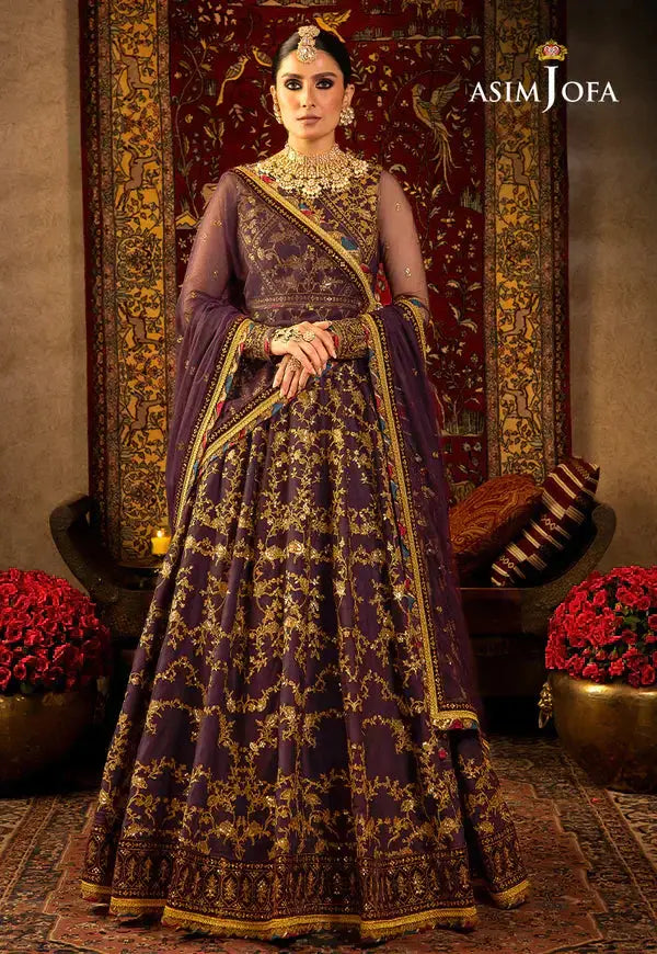 Asim Jofa | Velvet Festive 23 | AJVF-03 - Pakistani Designer Dress - by Asim Jofa | Type: Formal - 100% Original at Saira Sultan