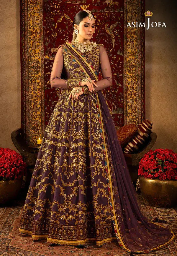 Asim Jofa | Velvet Festive 23 | AJVF-03 - Pakistani Designer Dress - by Asim Jofa | Type: Formal - 100% Original at Saira Sultan