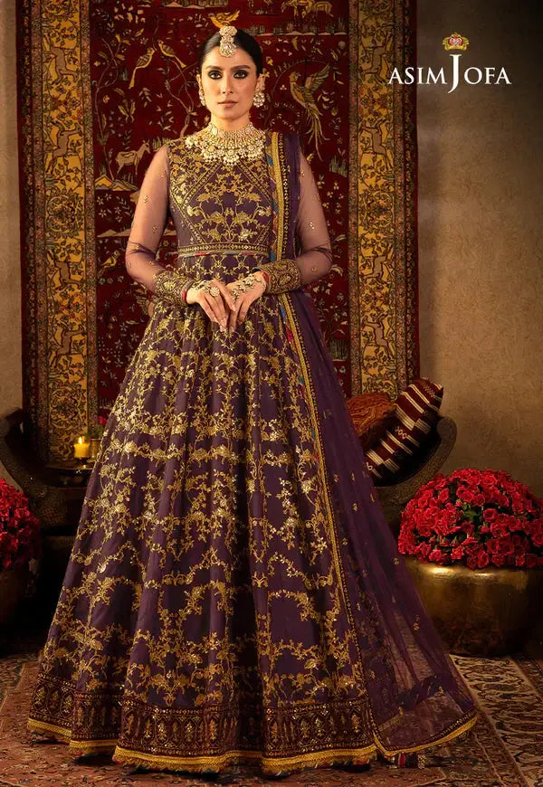 Asim Jofa | Velvet Festive 23 | AJVF-03 - Pakistani Designer Dress - by Asim Jofa | Type: Formal - 100% Original at Saira Sultan