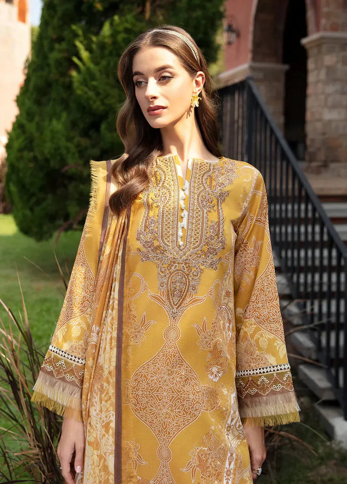 Gulaal | Springtime Ballet | CEYDA (GL-L-24V1-02) - Pakistani Designer Dress - by Gulaal | Type: Luxury - 100% Original at Saira Sultan