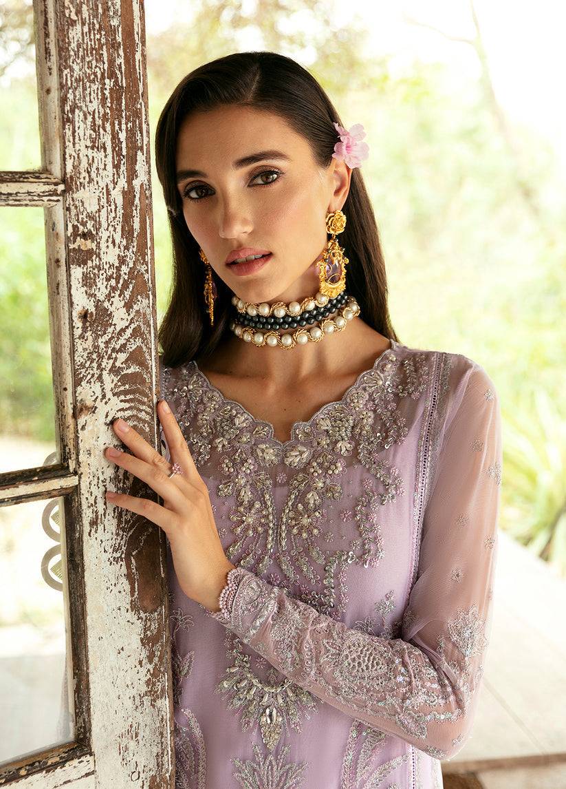Gulaal | Embroidered Chiffon Eid Collection | VIOLA - Pakistani Designer Dress - by Gulaal | Type: Formal - 100% Original at Saira Sultan