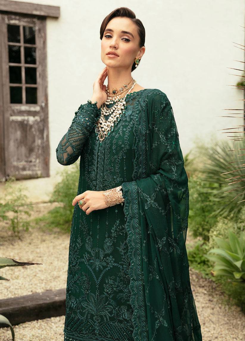 Gulaal | Embroidered Chiffon Eid Collection | CASSIA - Pakistani Designer Dress - by Gulaal | Type: Formal - 100% Original at Saira Sultan