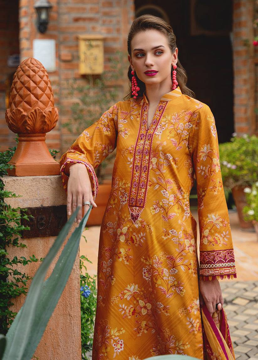 Gulaal | The Enchanted Garden | Florence - Pakistani Designer Dress - by Gulaal | Type: Luxury - 100% Original at Saira Sultan