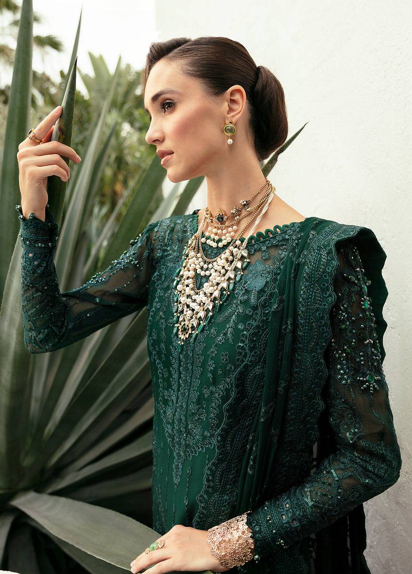 Gulaal | Embroidered Chiffon Eid Collection | CASSIA - Pakistani Designer Dress - by Gulaal | Type: Formal - 100% Original at Saira Sultan