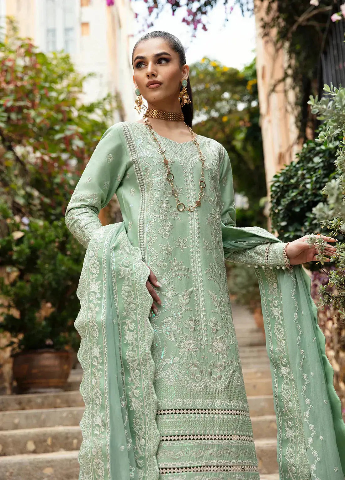 Gulaal | Luxury Lawn 24 | DENIZ (GL-LL-24V1-05) - Pakistani Designer Dress - by Gulaal | Type: Luxury - 100% Original at Saira Sultan