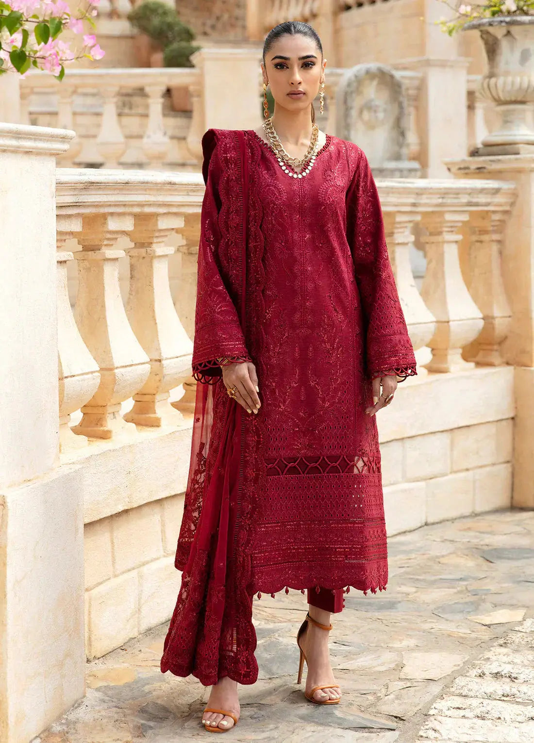 Gulaal | Luxury Lawn 24 | AMELIE (GL-LL-24V1-07) - Pakistani Designer Dress - by Gulaal | Type: Luxury - 100% Original at Saira Sultan