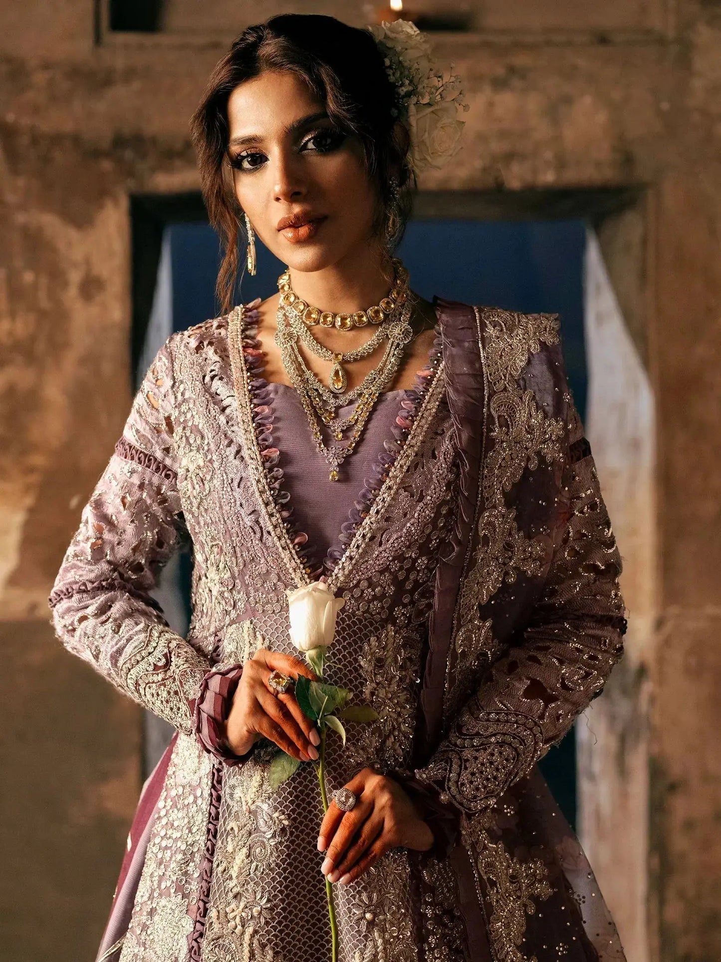 Maryam Hussain | Gulaab Wedding Formals 24 | JHIL MIL - Pakistani Designer Dress - by Maryam Hussain | Type: Bridal - 100% Original at Saira Sultan