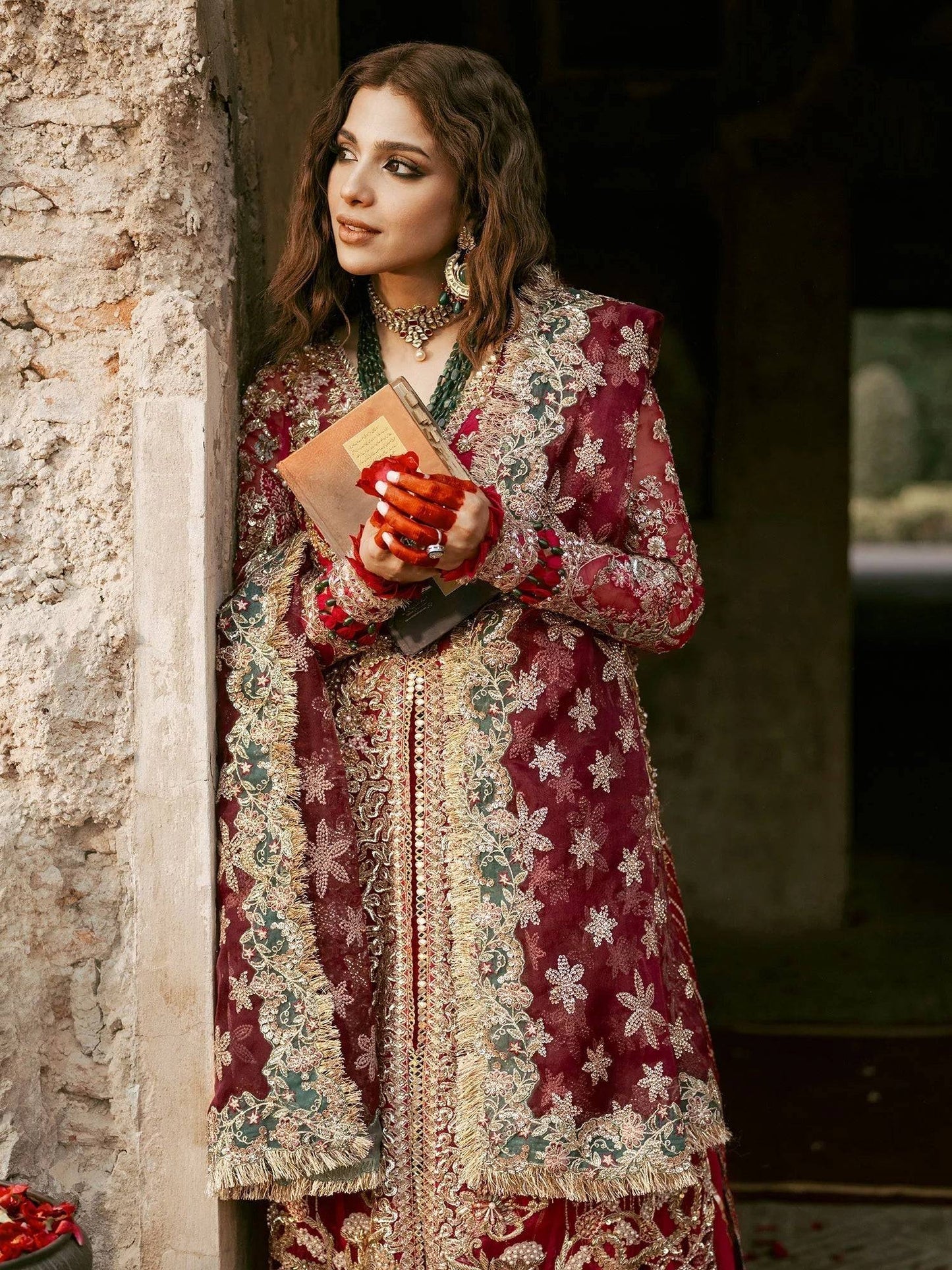 Maryam Hussain | Gulaab Wedding Formals 24 | Ishq - Pakistani Designer Dress - by Maryam Hussain | Type: Bridal - 100% Original at Saira Sultan
