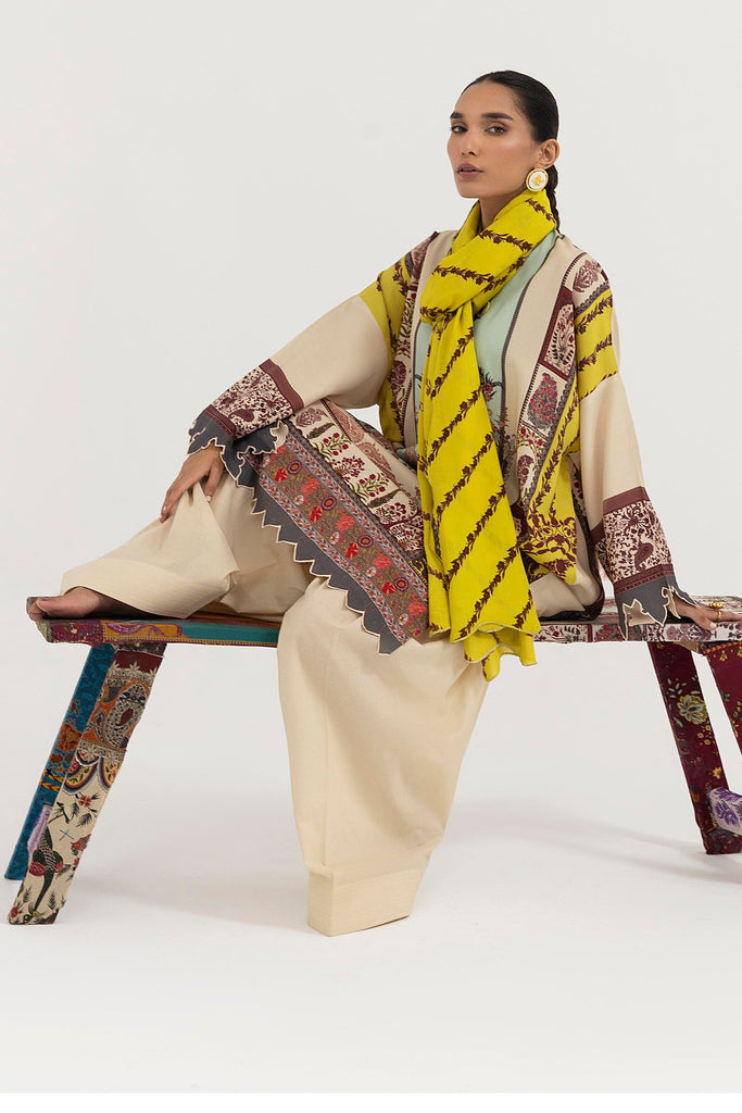 Sana Safinaz | Mahay Winter 25 | H255-007A-2DA by Sana Safinaz - Designer Dress - Type : Ladies Clothes - Available at Saira Sultan - 100% Original