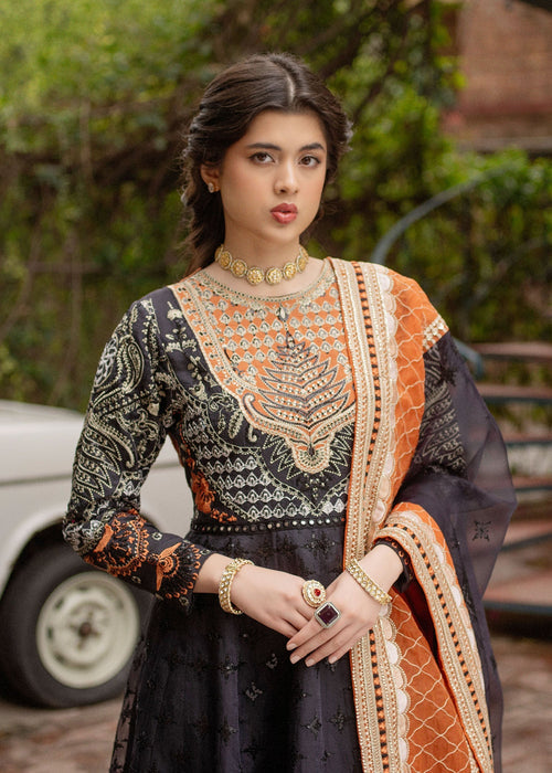 Ali Xeeshan | Chanda Luxury Pret | Bano M Black Cotton Net