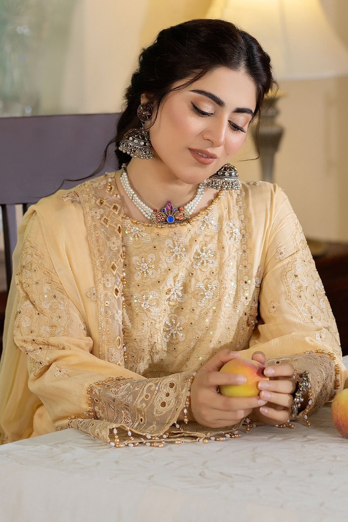 Raeesa Premium | Kimora Lawn Collection | Kimora | HL-13 Zainab - Pakistani Designer Dress - by Raeesa Premium | Type: Luxury - 100% Original at Saira Sultan