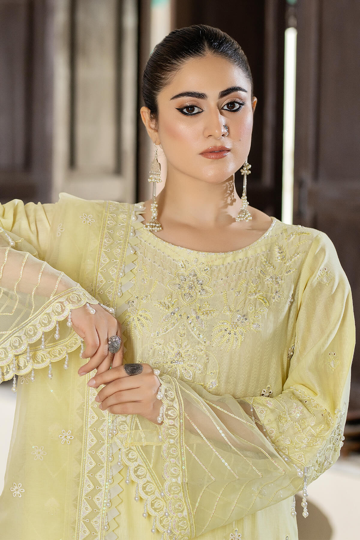 Raeesa Premium | Kimora Lawn Collection | Kimora | HL-20 Sunbul - Pakistani Designer Dress - by Raeesa Premium | Type: Luxury - 100% Original at Saira Sultan