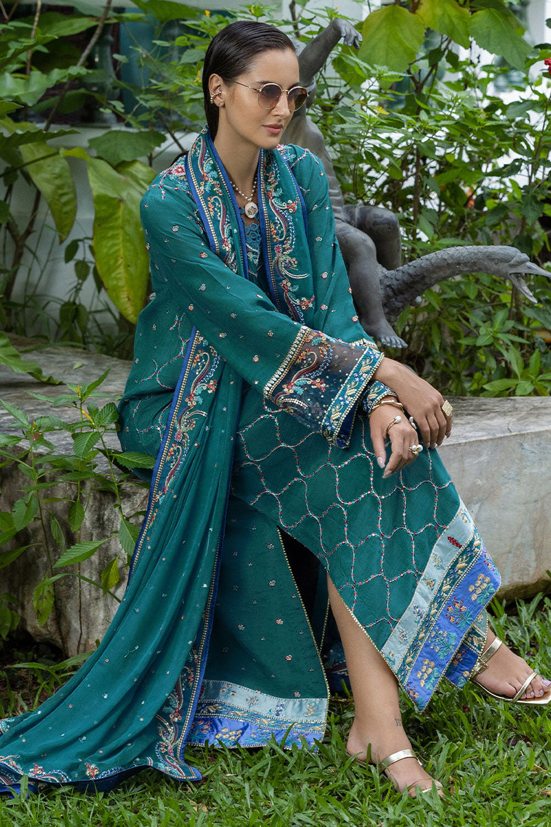 Mushq | Nuvera Raw Silk | Valene - Pakistani Designer Dress - by Mushq - Type : Ladies Clothes - 100% Original at Saira Sultan