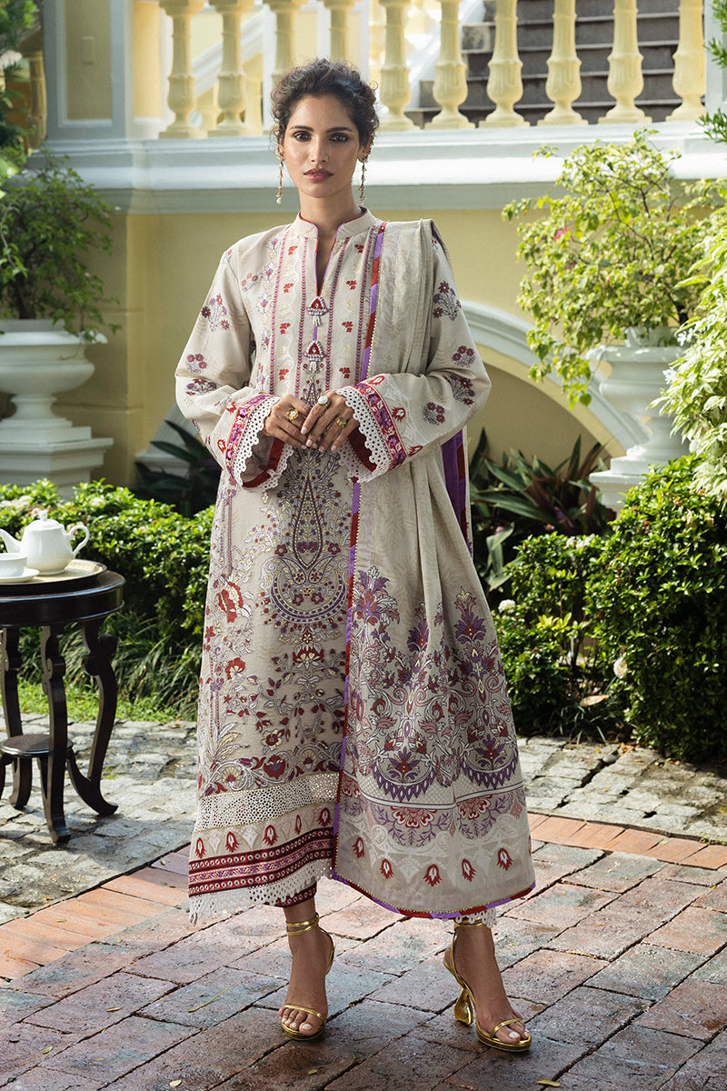 Mushq | Seraph Jacquard Lawn 25 | Levana XS Off White Lawn