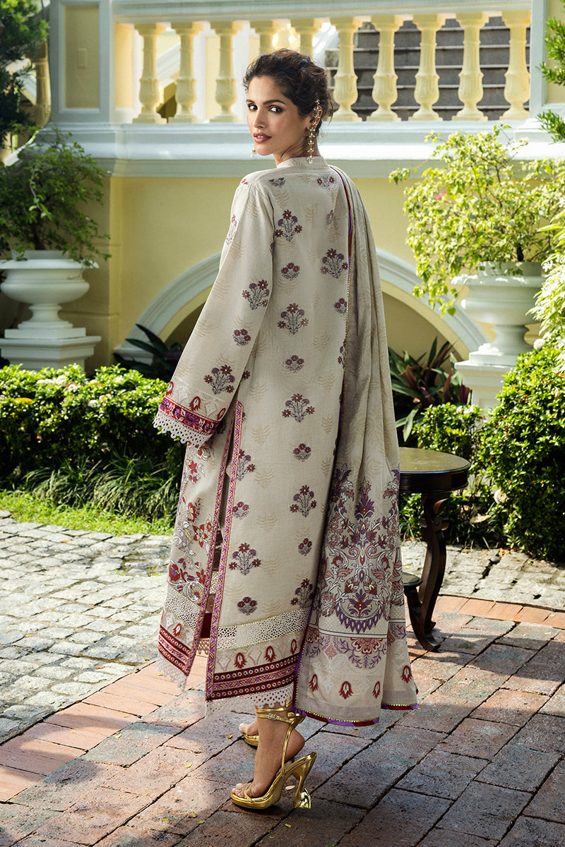 Mushq | Seraph Jacquard Lawn 25 | Levana S Off White Lawn