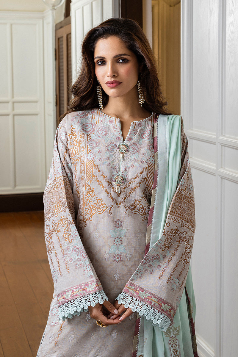 Mushq | Seraph Jacquard Lawn 25 | Arsinoe XL Off White Lawn