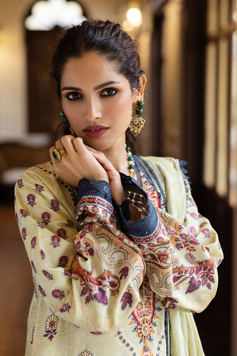 Mushq | Seraph Jacquard Lawn 25 | Letizia M Ivory Lawn