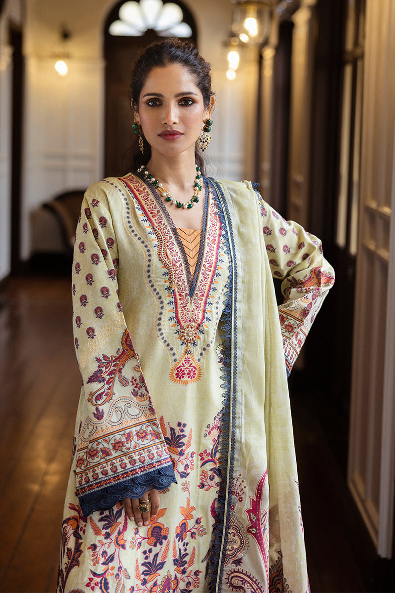 Mushq | Seraph Jacquard Lawn 25 | Letizia L Ivory Lawn