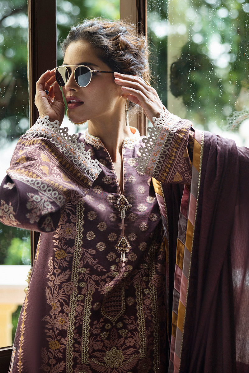 Mushq | Seraph Jacquard Lawn 25 | Narissa L Plum Lawn