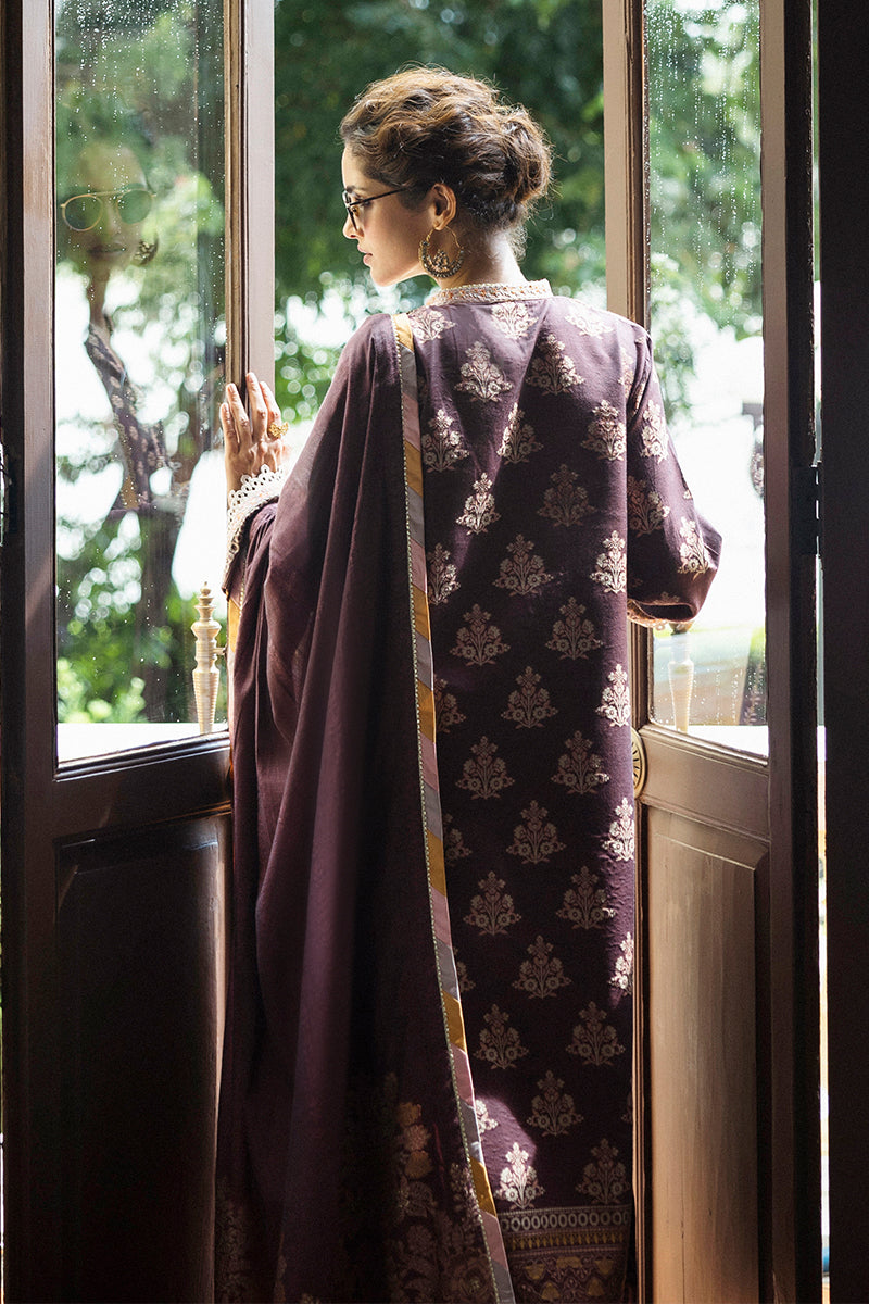 Mushq | Seraph Jacquard Lawn 25 | Narissa S Plum Lawn