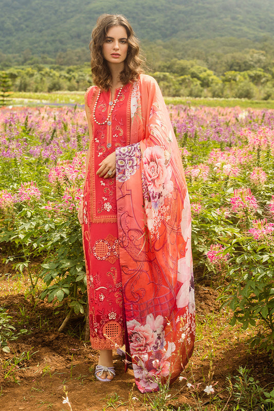 Mushq | Secret Garden Hemline 25 | Wanderlust Blooms XS Coral Pink Lawn
