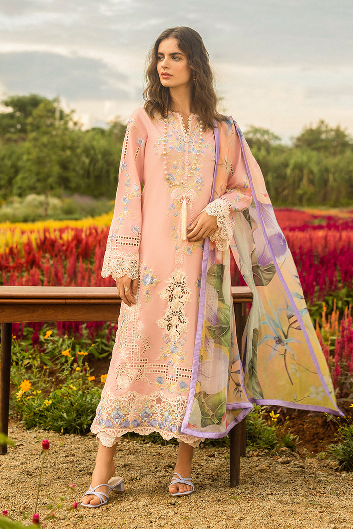 Mushq | Secret Garden Hemline 25 | Butterfly Kisses XS Pink Lawn