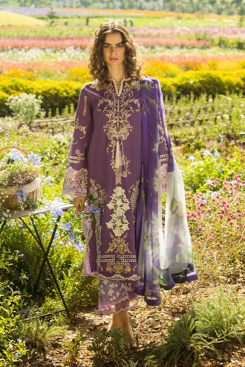 Mushq | Secret Garden Hemline 25 | Celestial Bloom S Plum Lawn