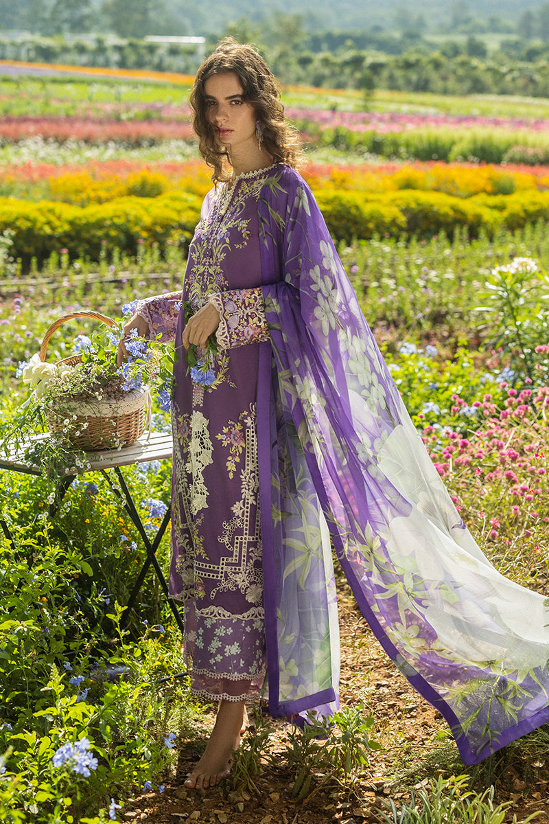 Mushq | Secret Garden Hemline 25 | Celestial Bloom XL Plum Lawn