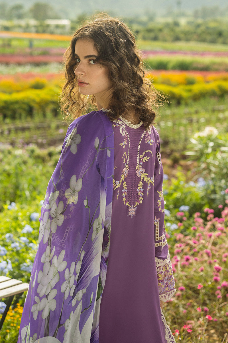 Mushq | Secret Garden Hemline 25 | Celestial Bloom L Plum Lawn
