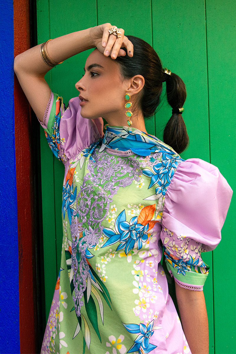 Mushq | La Dolce Hemline Prints 25 | Ecstasy S Lilac Lawn