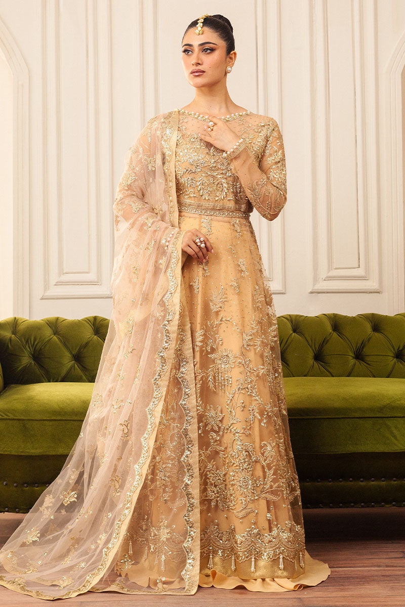 Mushq | Hemline Aura Debut Wedding Formals | CHAMOIS - Pakistani Designer Dress - by Mushq | Type: Formal - 100% Original at Saira Sultan