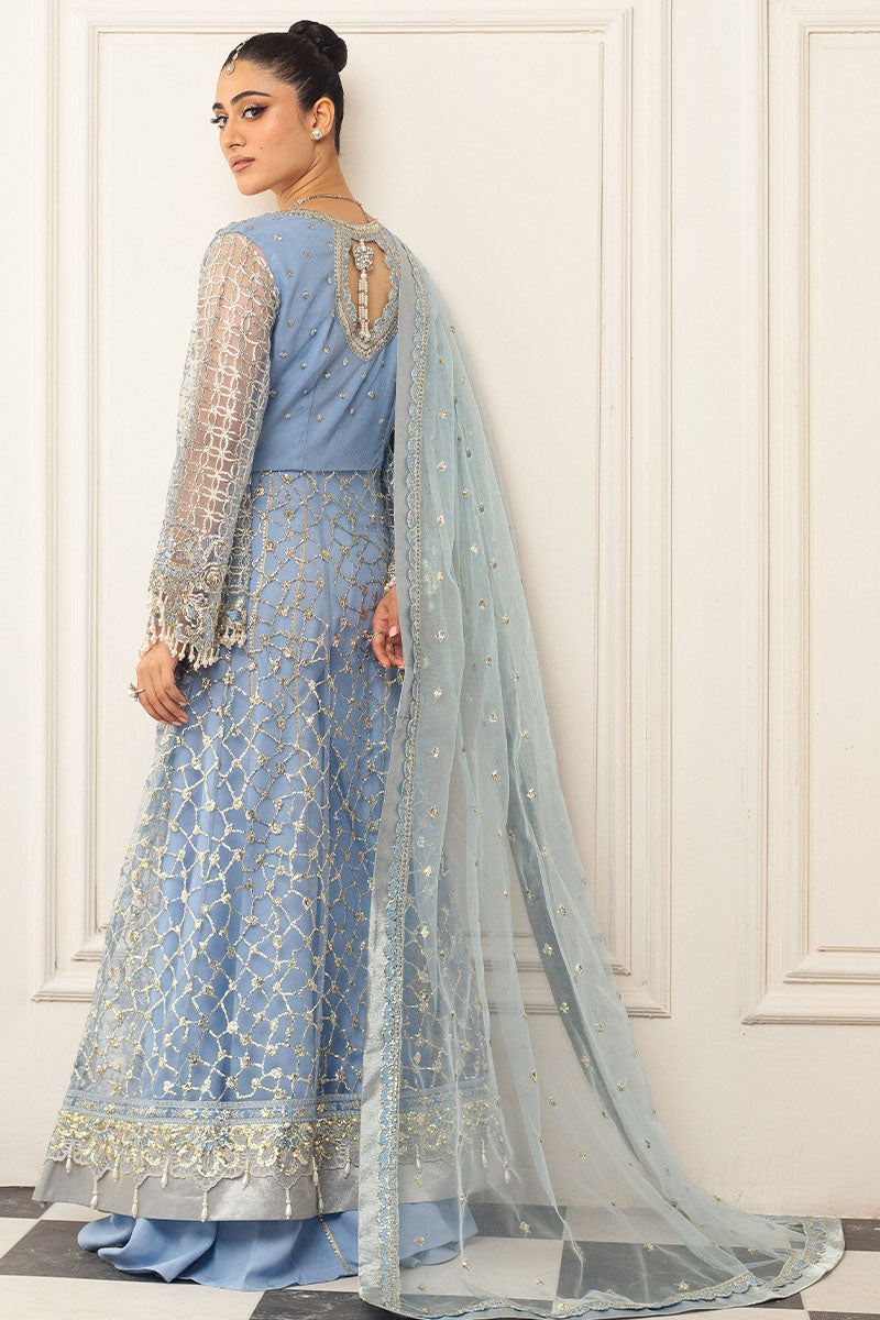 Mushq | Hemline Aura Debut Wedding Formals | PERIWINKLE - Pakistani Designer Dress - by Mushq | Type: Formal - 100% Original at Saira Sultan