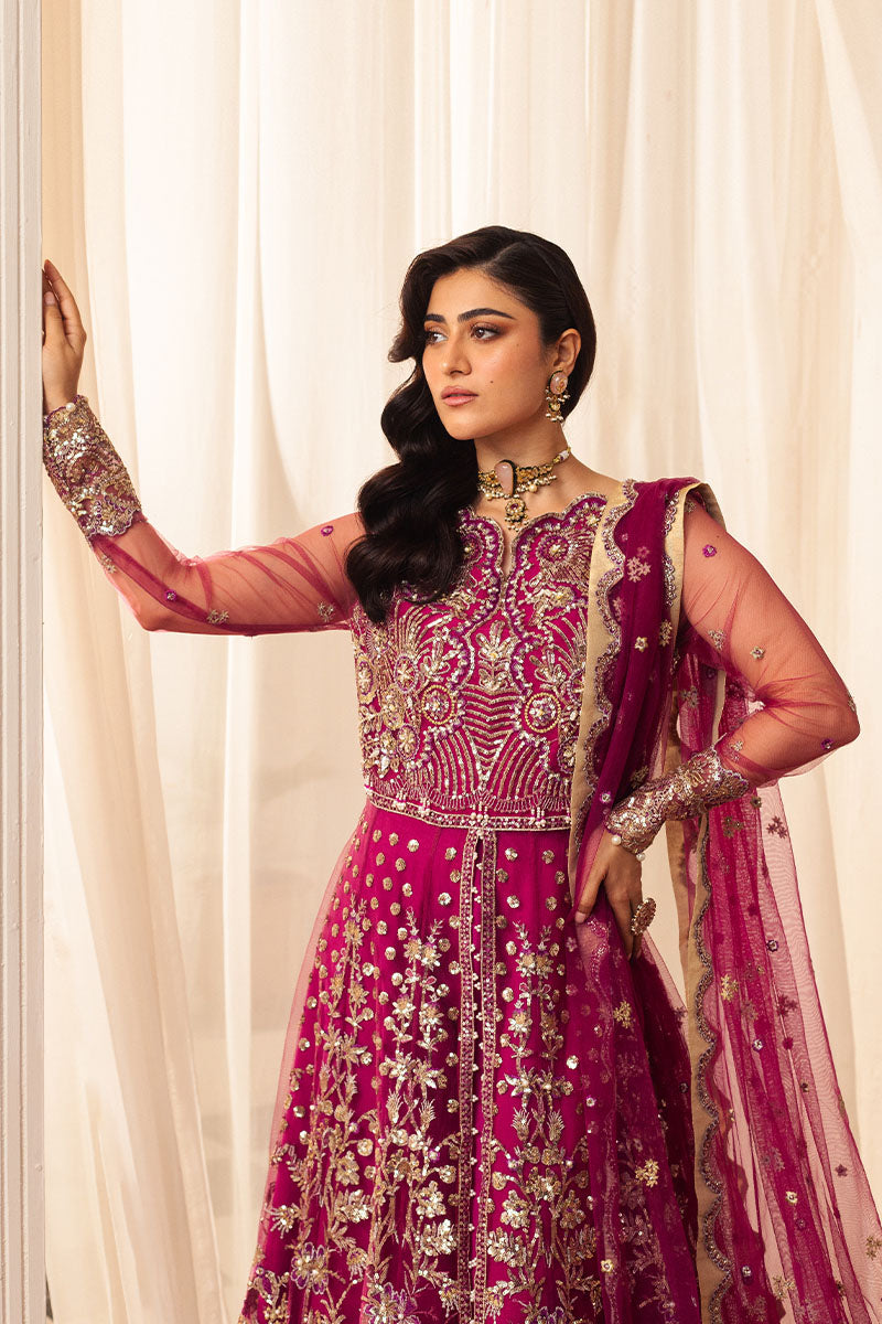 Mushq | Hemline Aura Debut Wedding Formals | FUCHSIA - Pakistani Designer Dress - by Mushq | Type: Formal - 100% Original at Saira Sultan