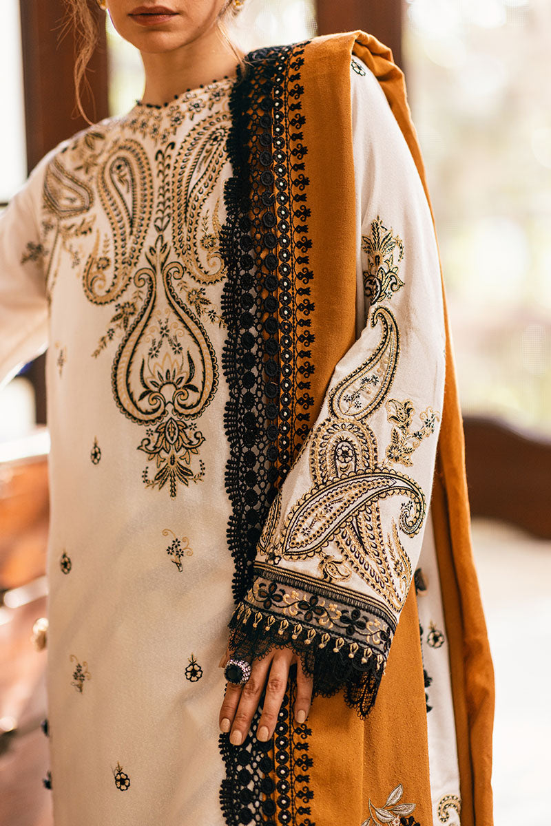 Mushq | Symphony Karandi Collection | IVORY WHISPER - Pakistani Designer Dress - by Mushq | Type: Ladies Clothes - 100% Original at Saira Sultan