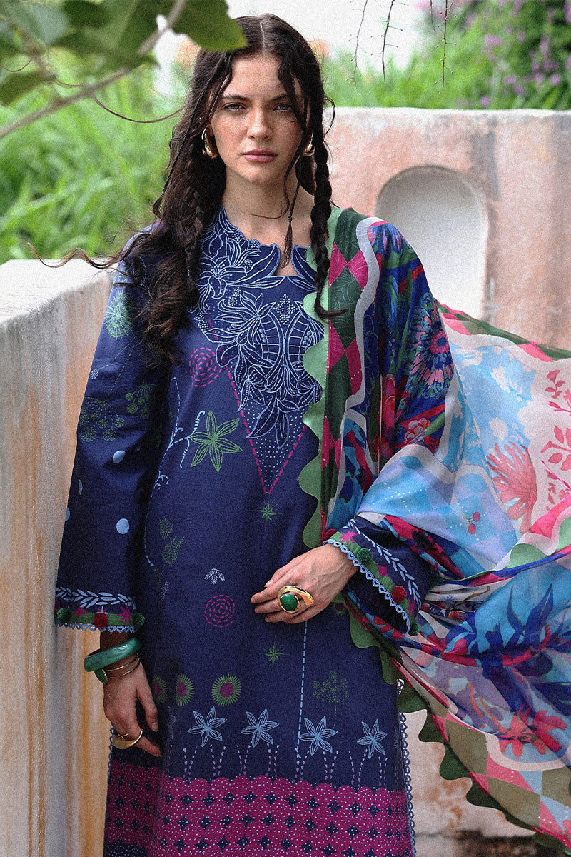 Mushq | Mirasol Printed Cambric | Amor Grito - Pakistani Designer Dress - by Mushq - Type : Ladies Clothes - 100% Original at Saira Sultan
