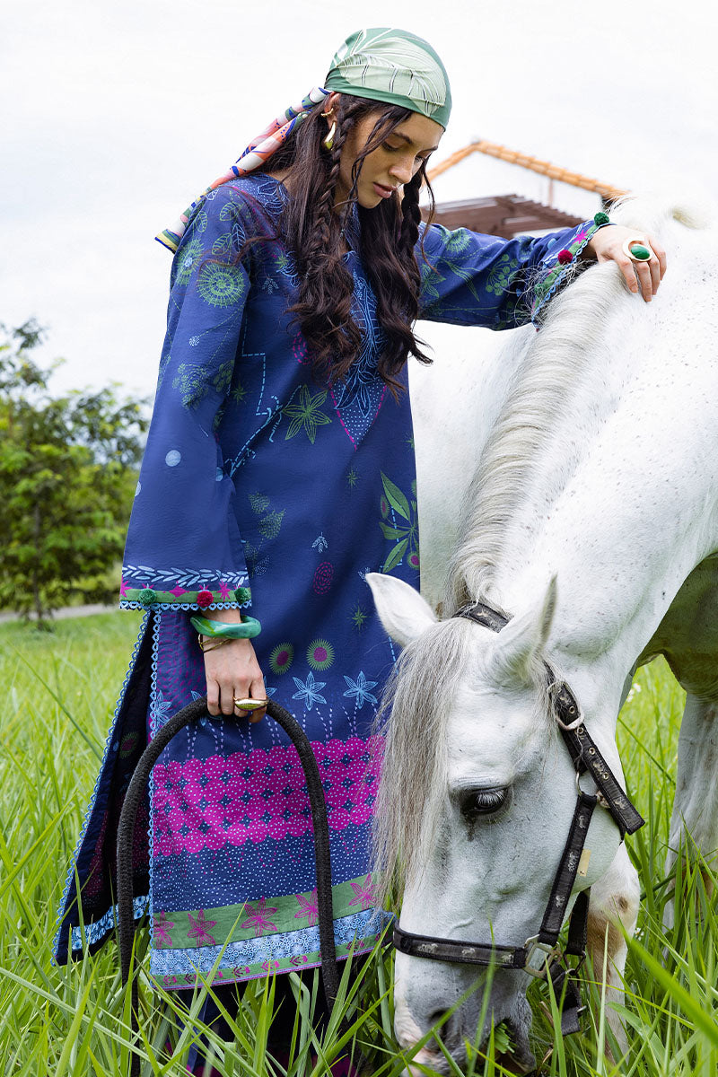 Mushq | Mirasol Printed Cambric | Amor Grito - Pakistani Designer Dress - by Mushq - Type : Ladies Clothes - 100% Original at Saira Sultan