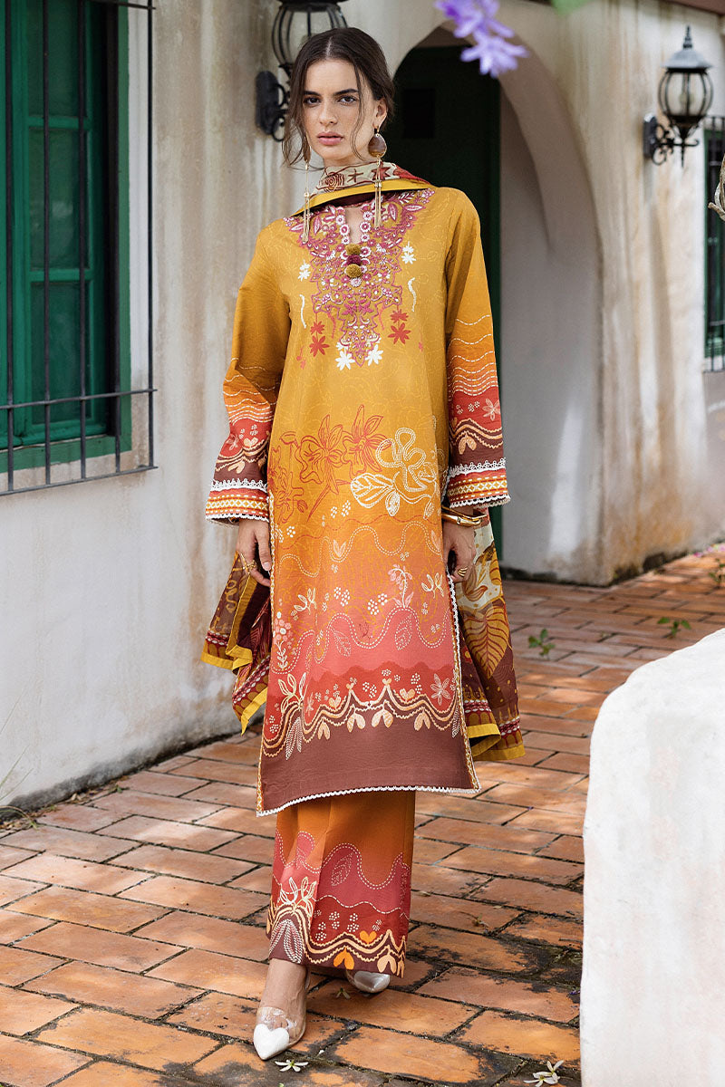 Mushq | Mirasol Printed Cambric | Desierto Sol - Pakistani Designer Dress - by Mushq - Type : Ladies Clothes - 100% Original at Saira Sultan