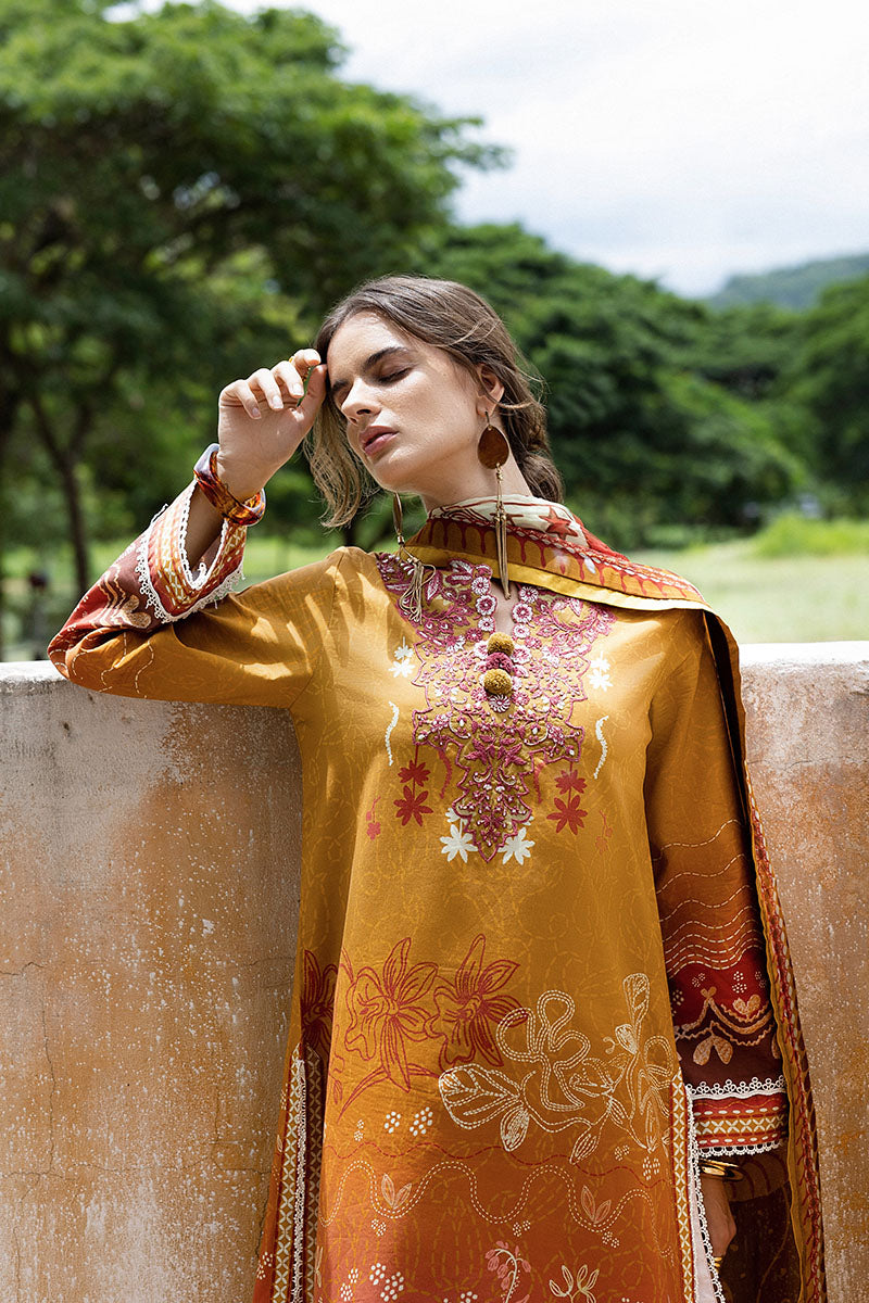 Mushq | Mirasol Printed Cambric | Desierto Sol - Pakistani Designer Dress - by Mushq - Type : Ladies Clothes - 100% Original at Saira Sultan
