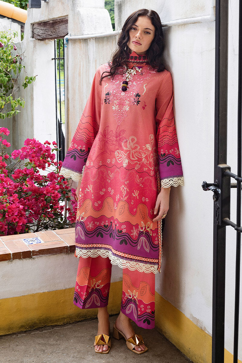 Mushq | Mirasol Printed Cambric | Amber Luz - Pakistani Designer Dress - by Mushq - Type : Ladies Clothes - 100% Original at Saira Sultan
