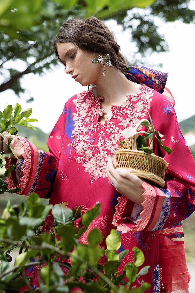 Mushq | Mirasol Printed Cambric | Voz Dulce - Pakistani Designer Dress - by Mushq - Type : - 100% Original at Saira Sultan