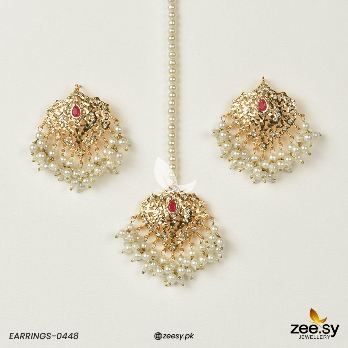 Hyderabadi Earrings-0448 Default Title