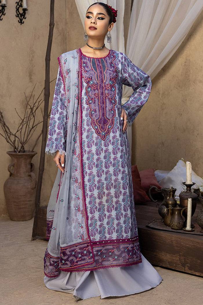 Humdum | Ishq Embroidered Collection | IS-03 - Pakistani Designer Dress - by HumDum | Type: Casuals - 100% Original at Saira Sultan