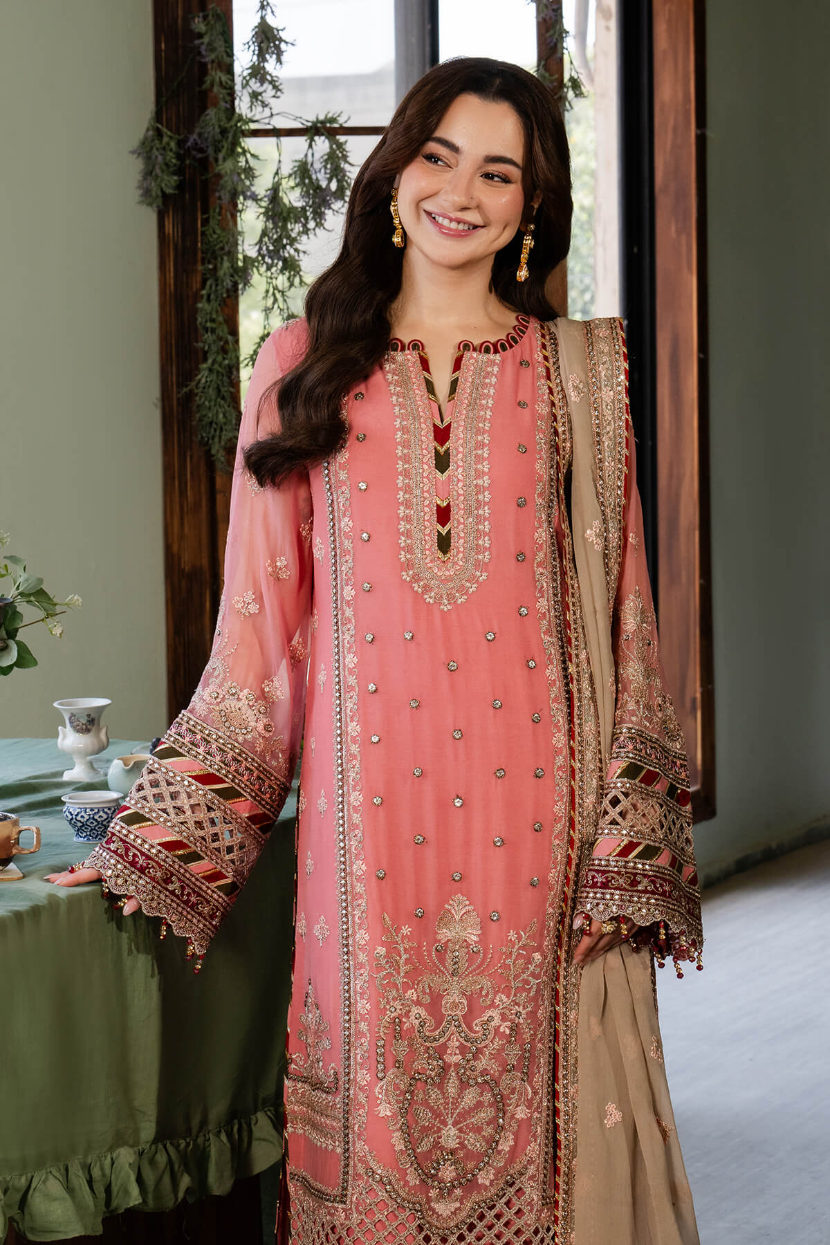 Imrozia Premium | Naina Chiffon | I-189 Aainaa - Pakistani Designer Dress - by Imrozia Premium | Type: Formal - 100% Original at Saira Sultan